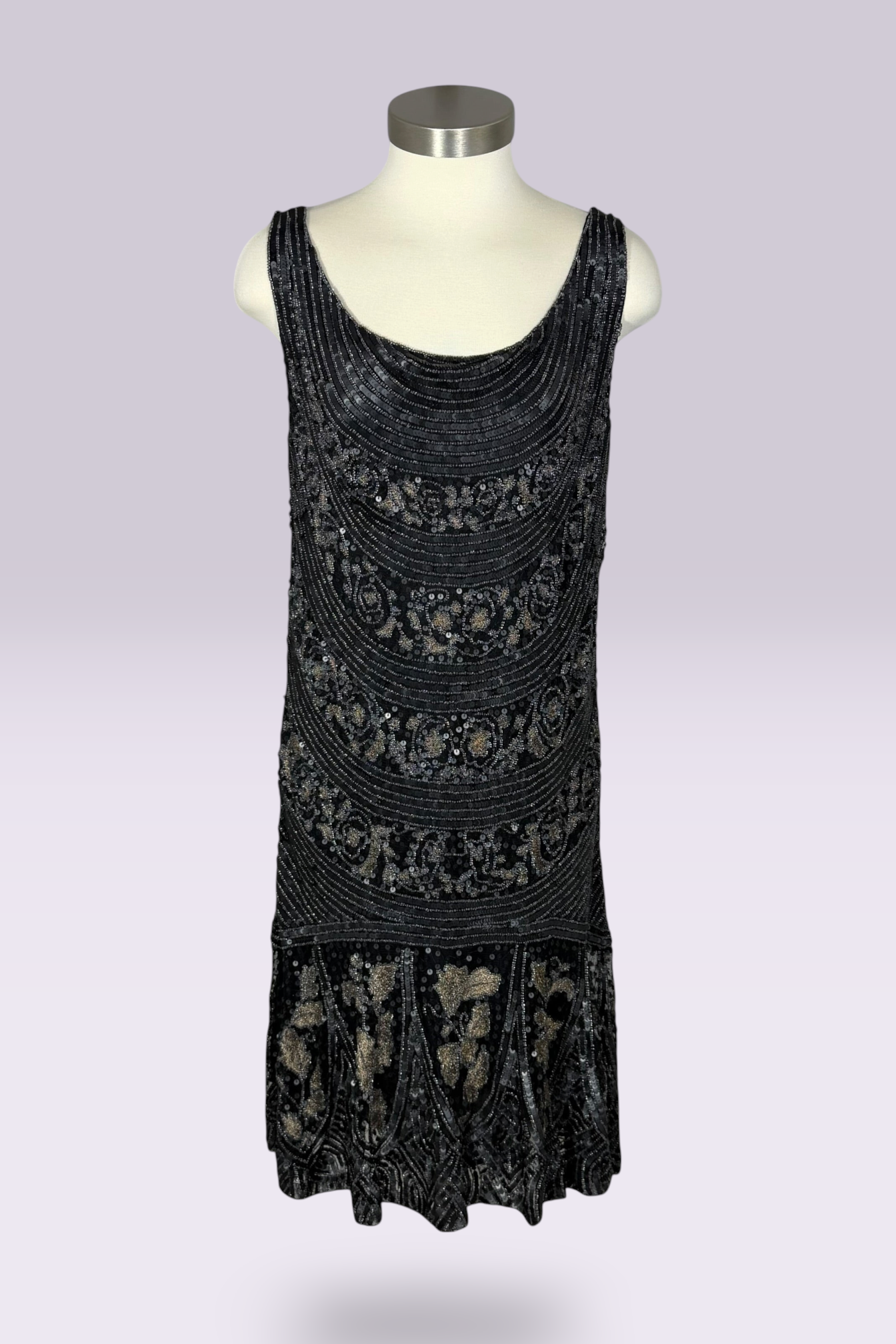 Ralph Ralph Lauren Beaded Flapper Dress | American Vintage
