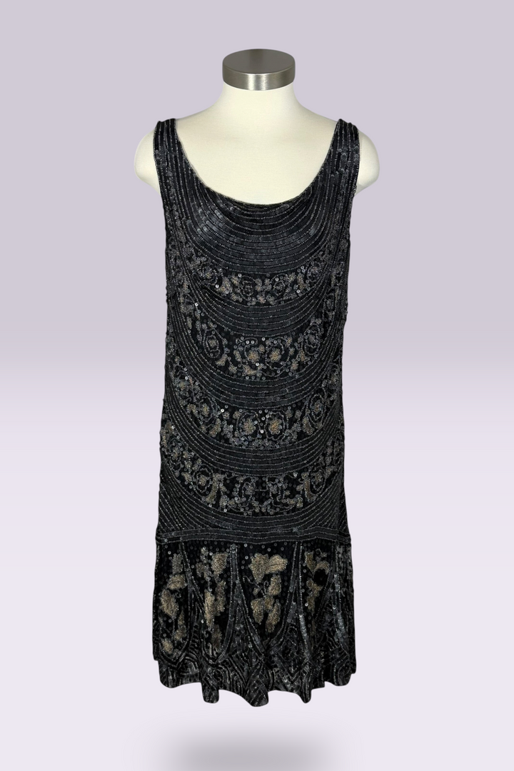 Ralph Ralph Lauren Beaded Flapper Dress | American Vintage
