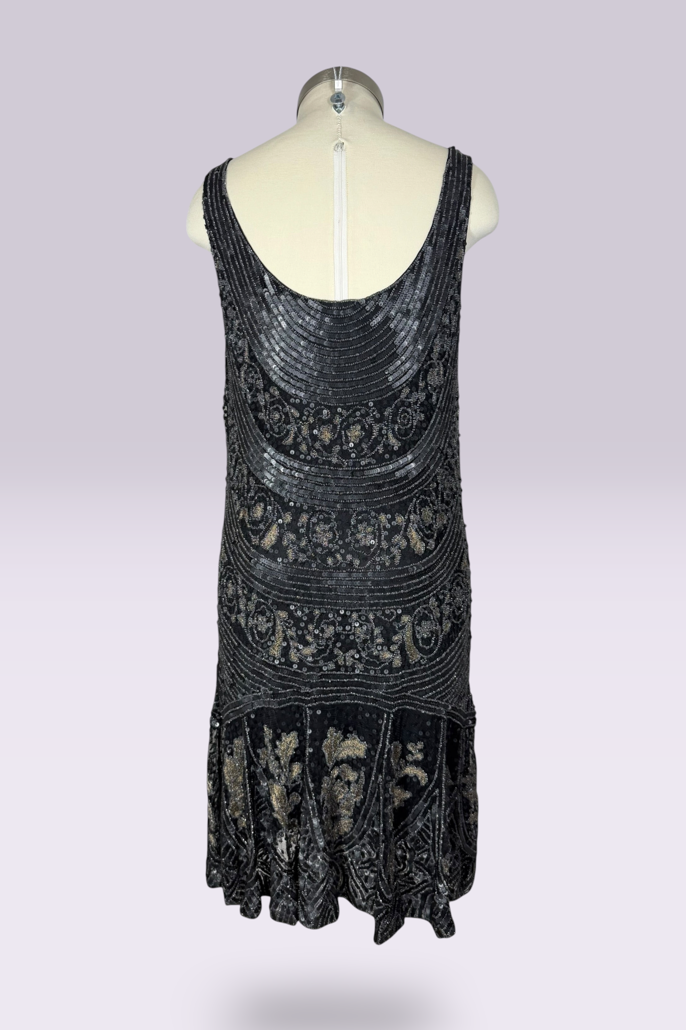 Ralph Ralph Lauren Beaded Flapper Dress | American Vintage
