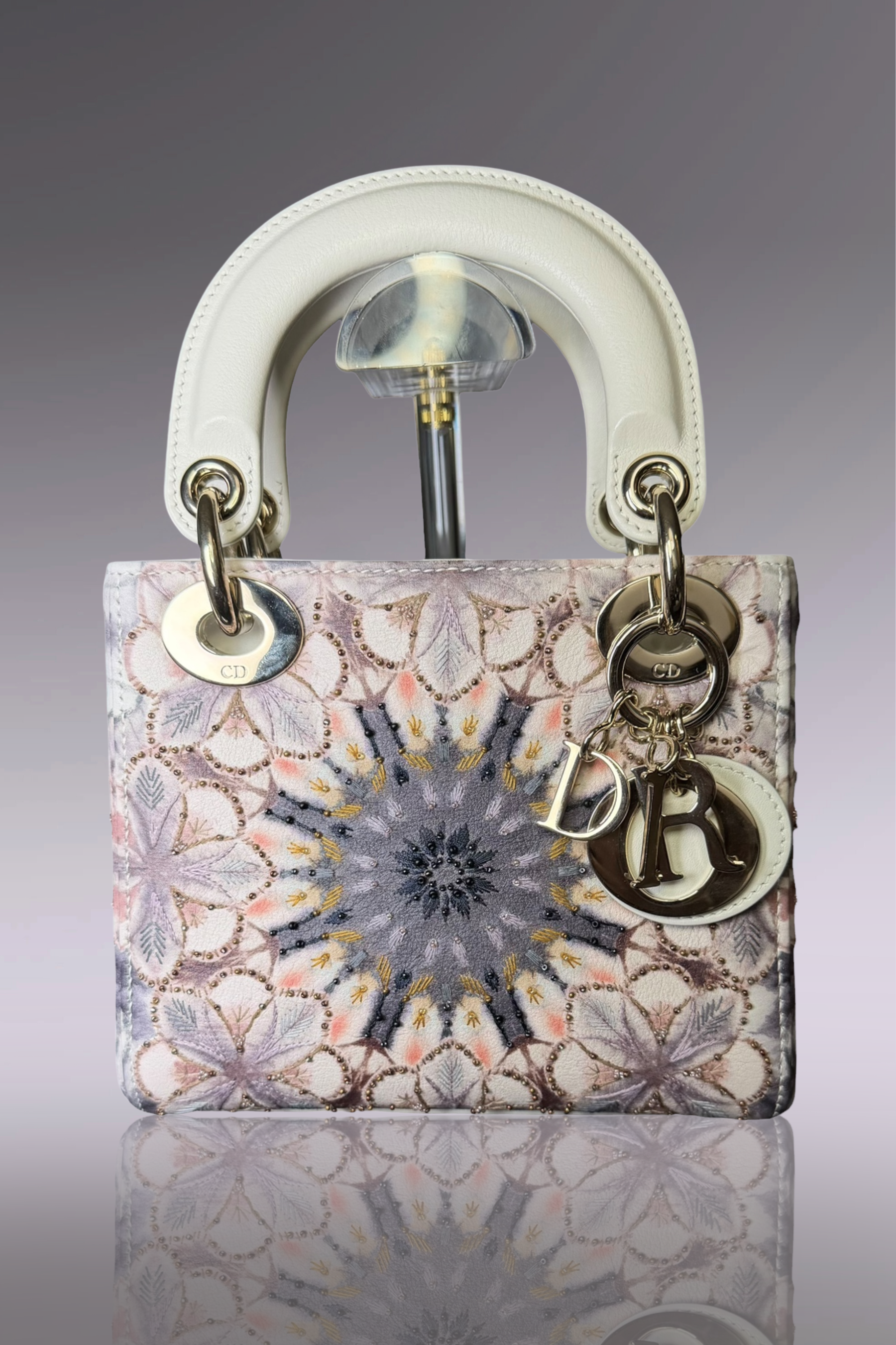 Lady Dior Mini Embroidered Beaded Bag | French Designer Secondhand