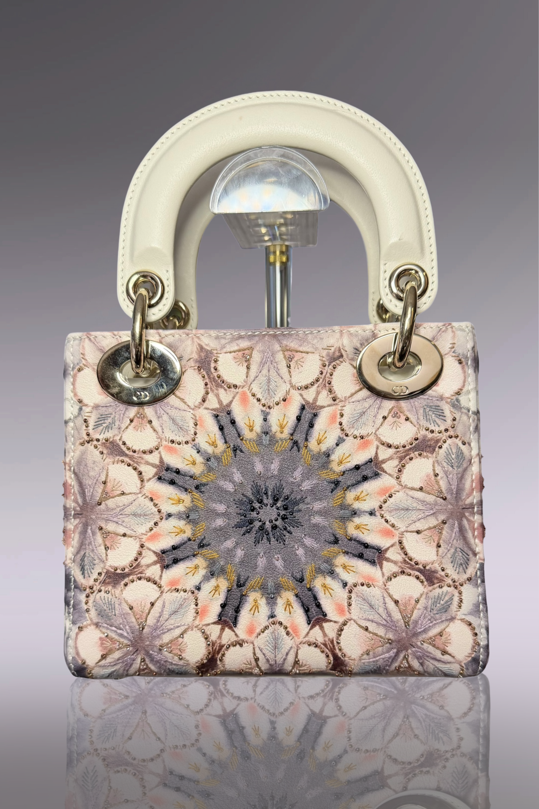 Lady Dior Mini Embroidered Beaded Bag | French Designer Secondhand