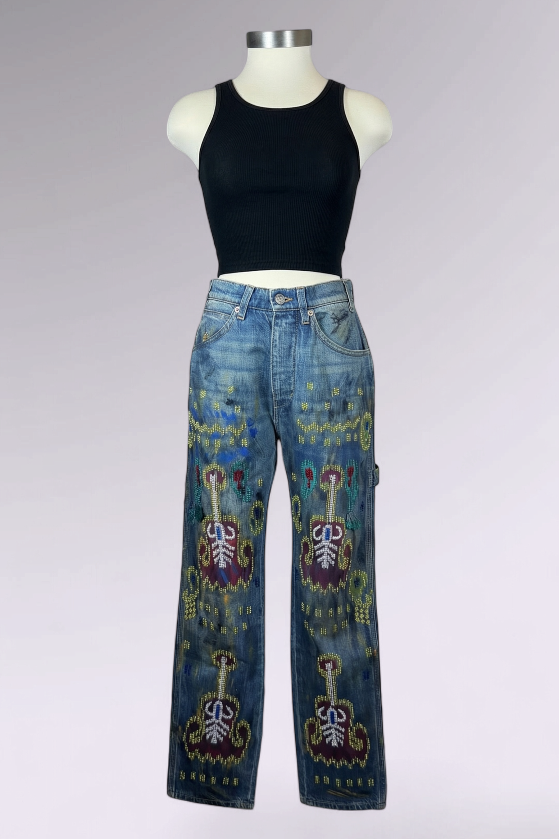 COMING SOON: Ralph Lauren Purple Label Embellished Painter Jeans | American Secondhand