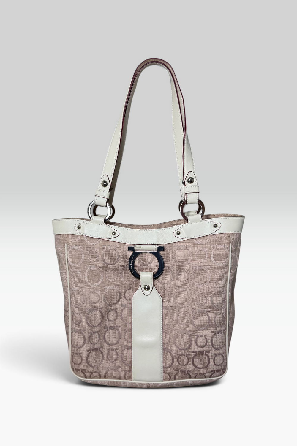COMING SOON: SALVATORE FERRAGAMO PINK GANCINI MONOGRAM TOTE BAG