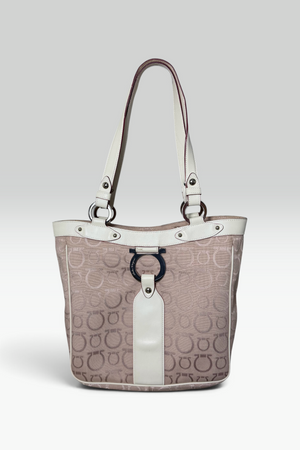 COMING SOON: SALVATORE FERRAGAMO PINK GANCINI MONOGRAM TOTE BAG