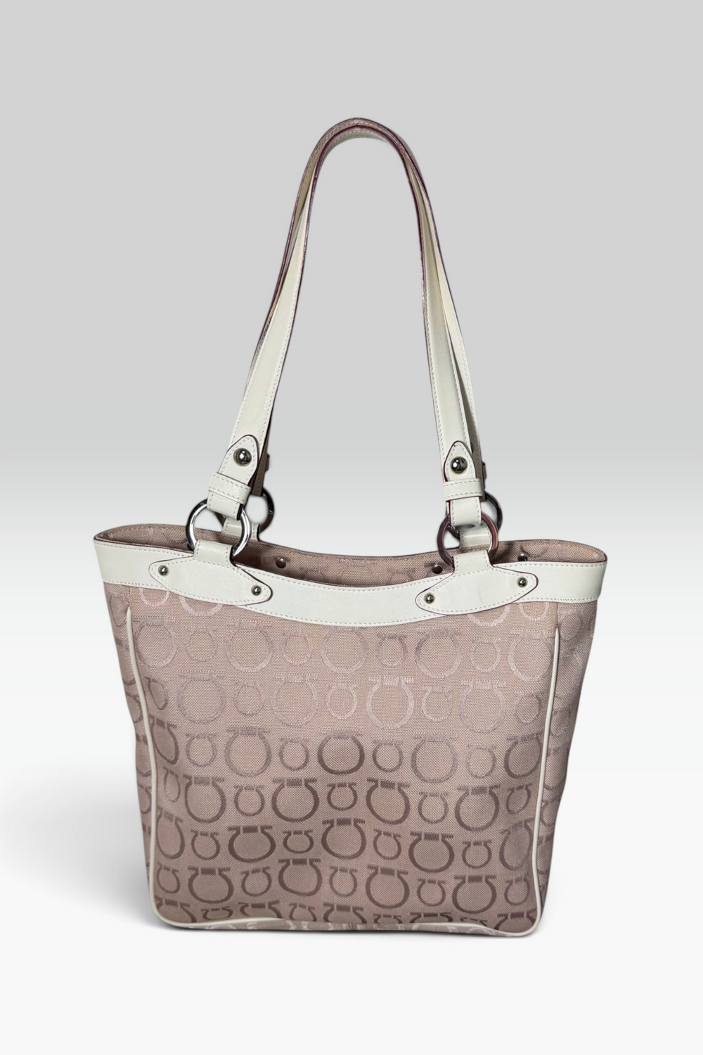 COMING SOON: SALVATORE FERRAGAMO PINK GANCINI MONOGRAM TOTE BAG