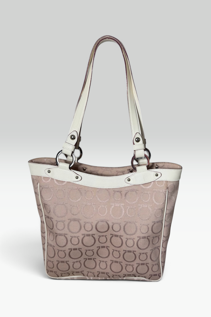 COMING SOON: SALVATORE FERRAGAMO PINK GANCINI MONOGRAM TOTE BAG