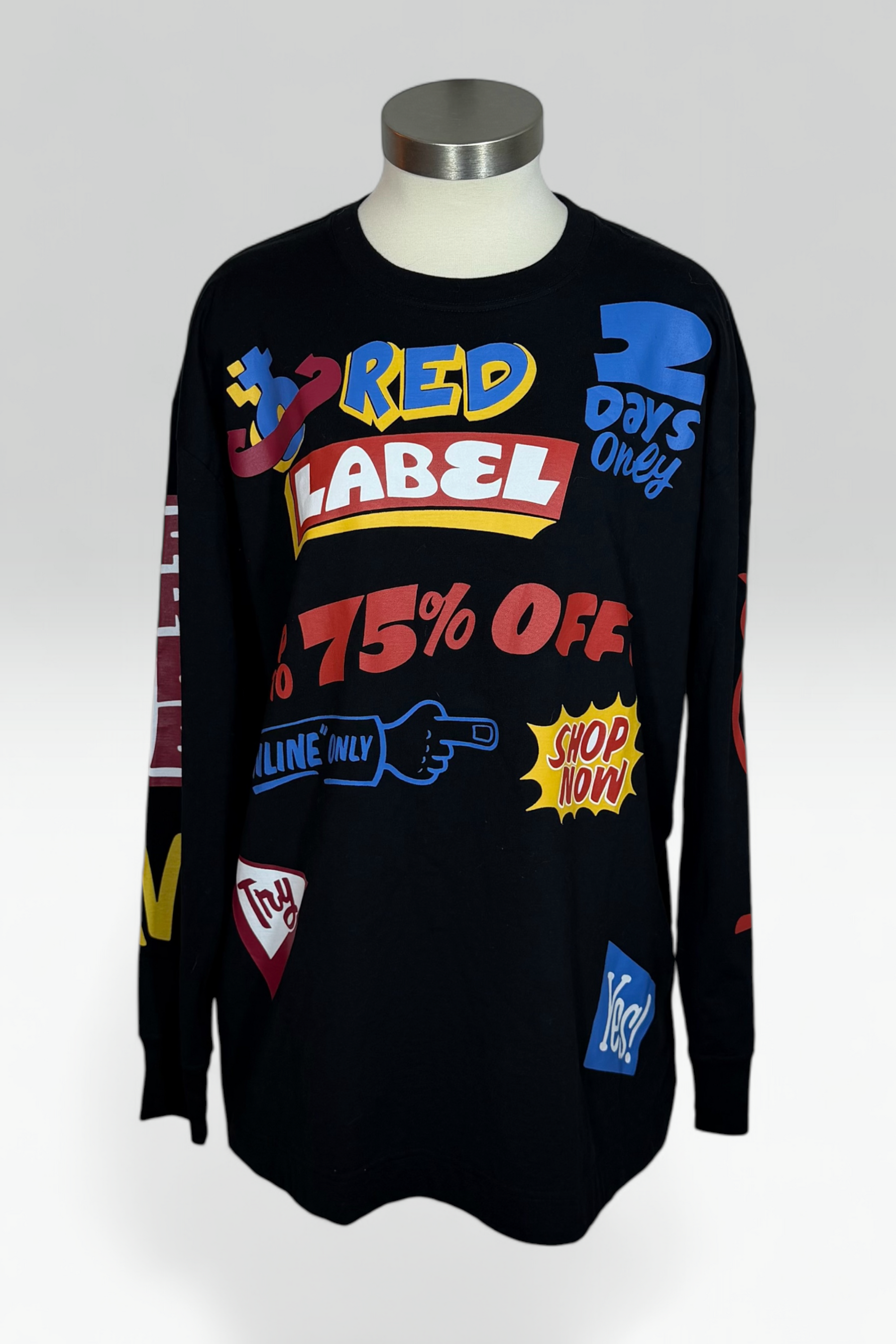 COMING SOON: VIVIENNE WESTWOOD RED LABEL BLACK OVERSIZED TEE