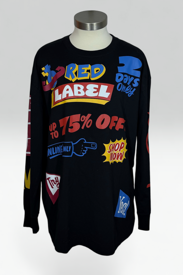 COMING SOON: VIVIENNE WESTWOOD RED LABEL BLACK OVERSIZED TEE