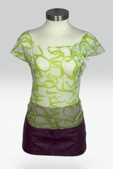 COMING SOON: MARELLA TRICOT GREEN MESH TOP