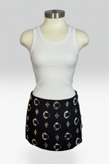 COMING SOON: David Koma Silver Hardware Mini Skirt