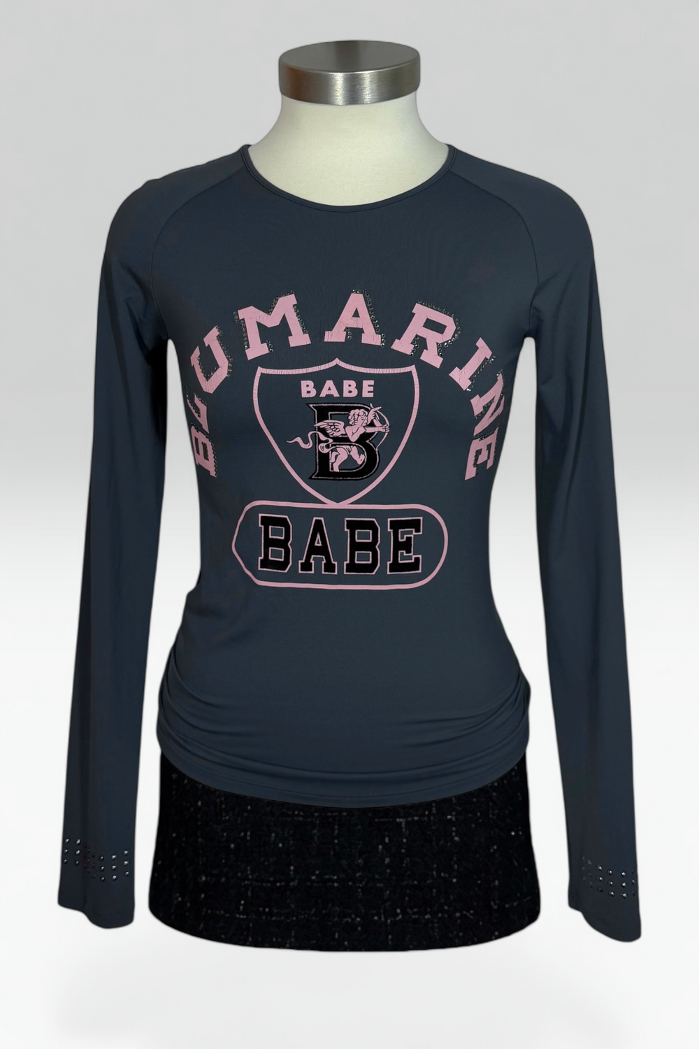 COMING SOON: Blumarine Babe Graphic Long Sleeve Top