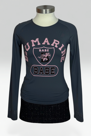 COMING SOON: Blumarine Babe Graphic Long Sleeve Top