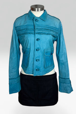 COMING SOON: Ralph Lauren Turquoise Leather Jacket