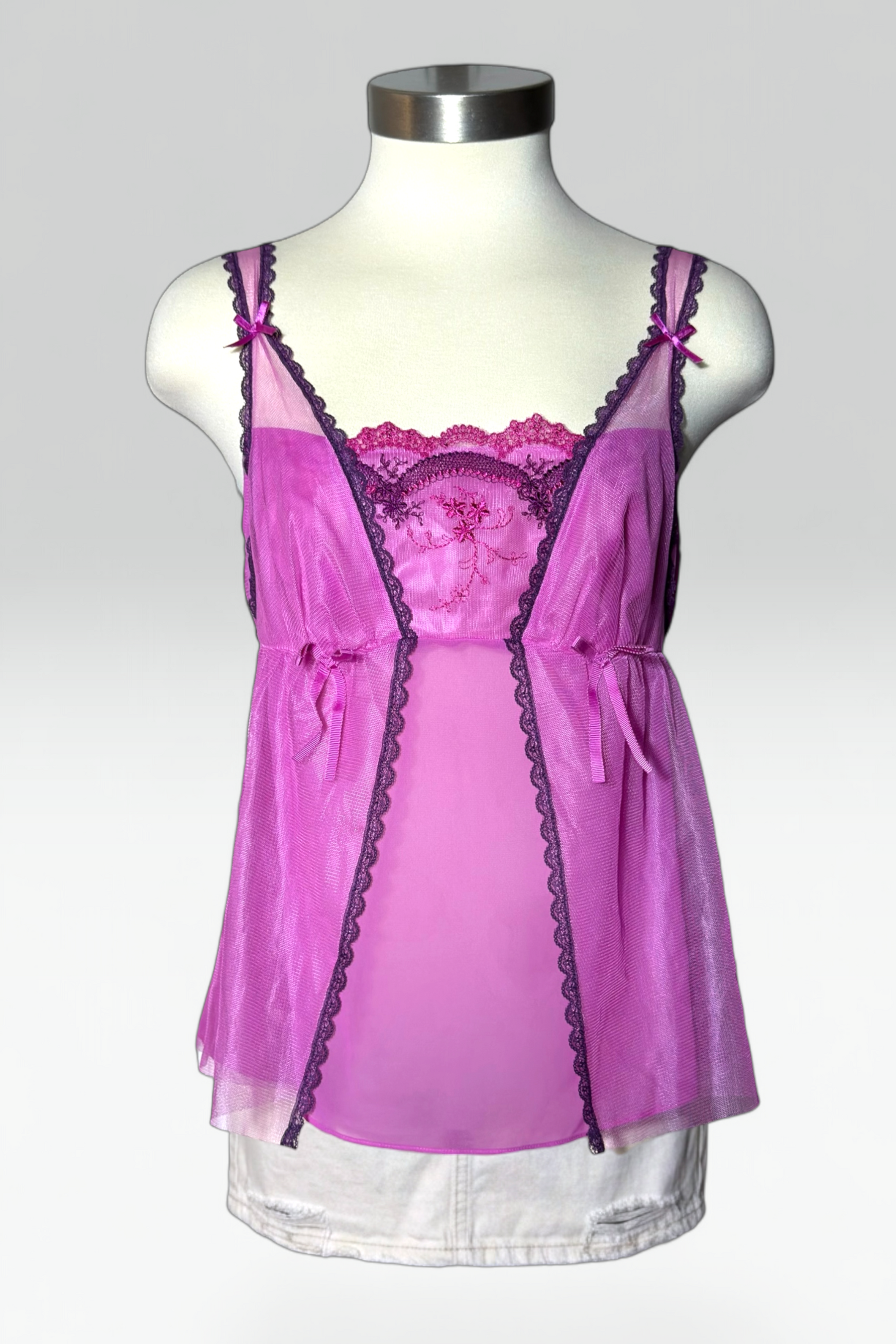 COMING SOON: Wacoal salute pink mesh camisole