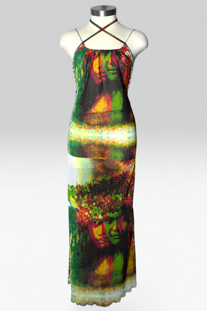 COMING SOON: Jean Paul Gaultier SS 2000 mesh maxi dress