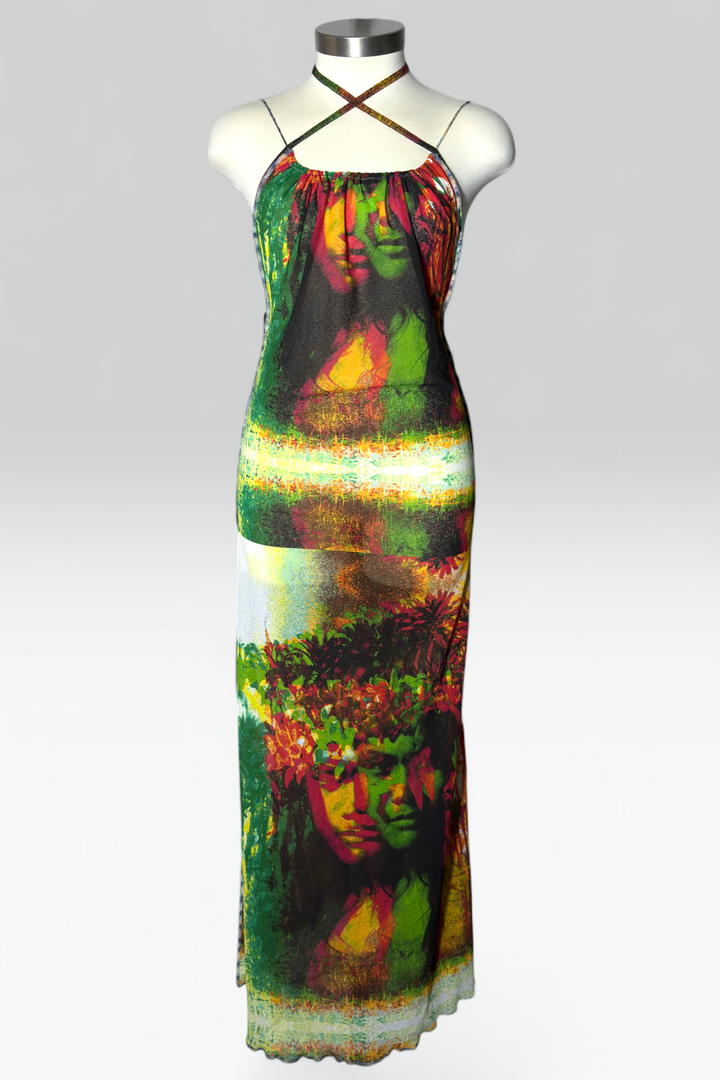 COMING SOON: Jean Paul Gaultier SS 2000 mesh maxi dress