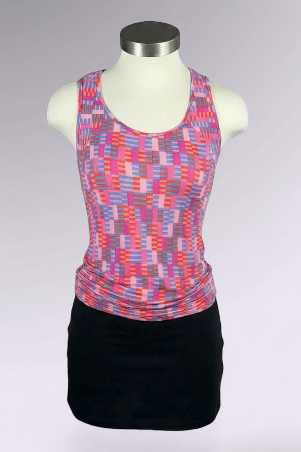 Versus Versace Pink Geo Print Tank | Italian Vintage