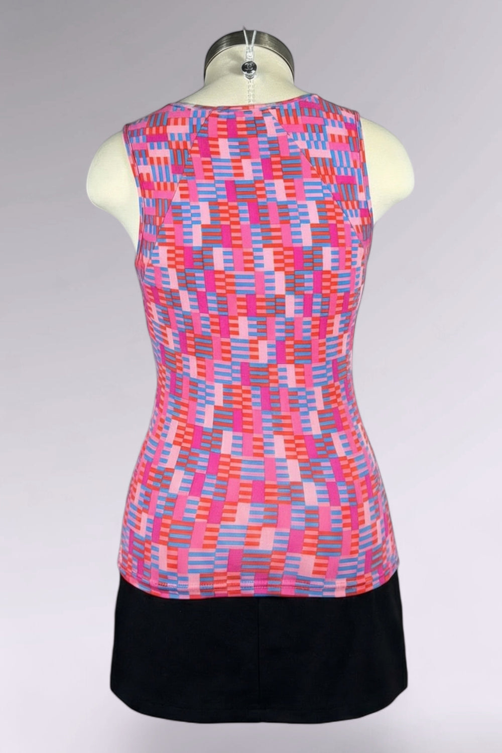Versus Versace Pink Geo Print Tank | Italian Vintage