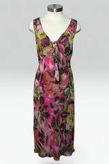 COMING SOON: Steilmann Pink floral midi dress | German vintage