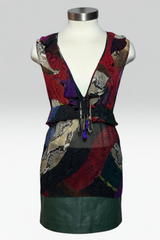 COMING SOON: just cavalli multicolor snake print top