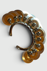 COMING SOON: Paco Rabanne x H&M silver & gold disc bracelet