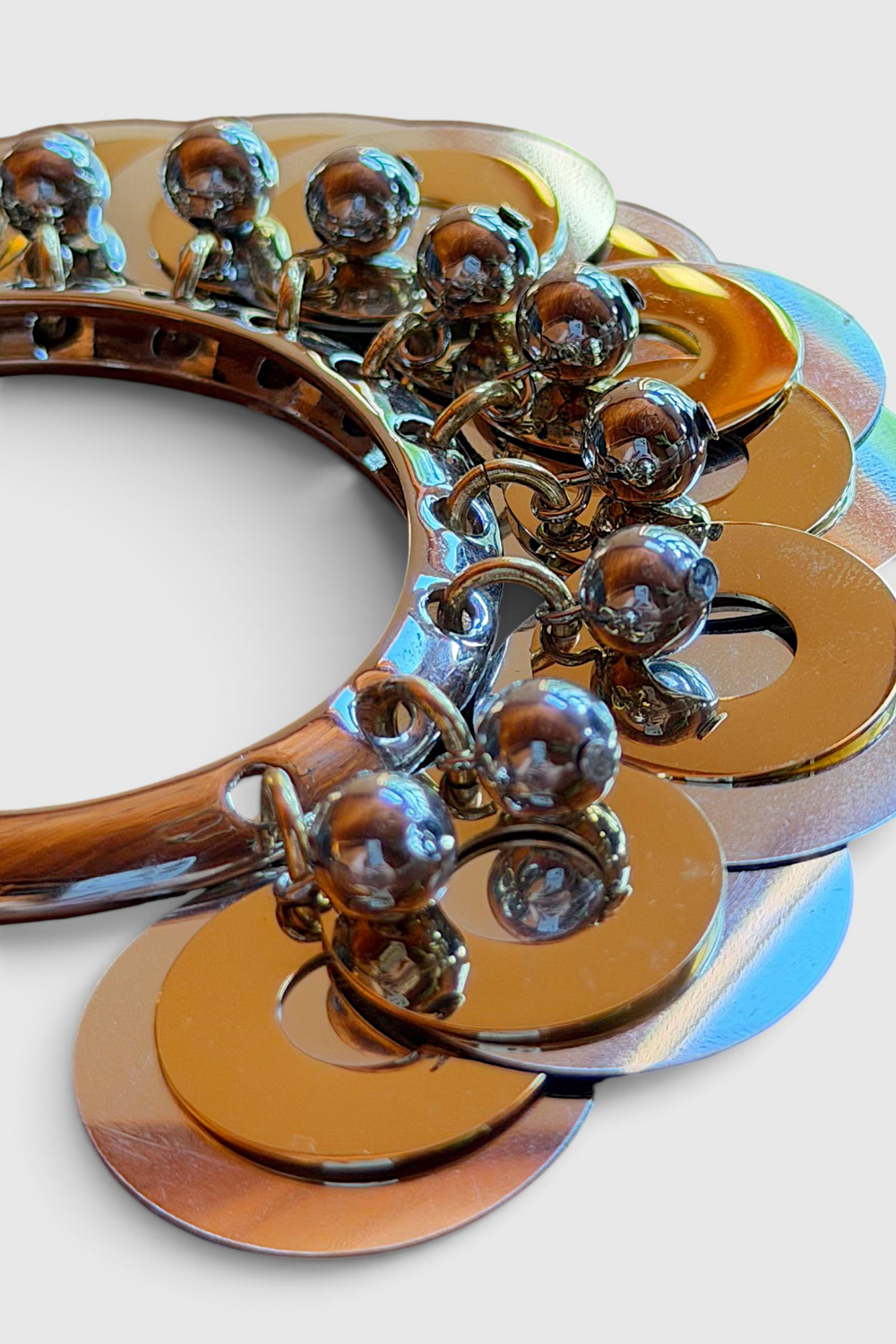 COMING SOON: Paco Rabanne x H&M silver & gold disc bracelet