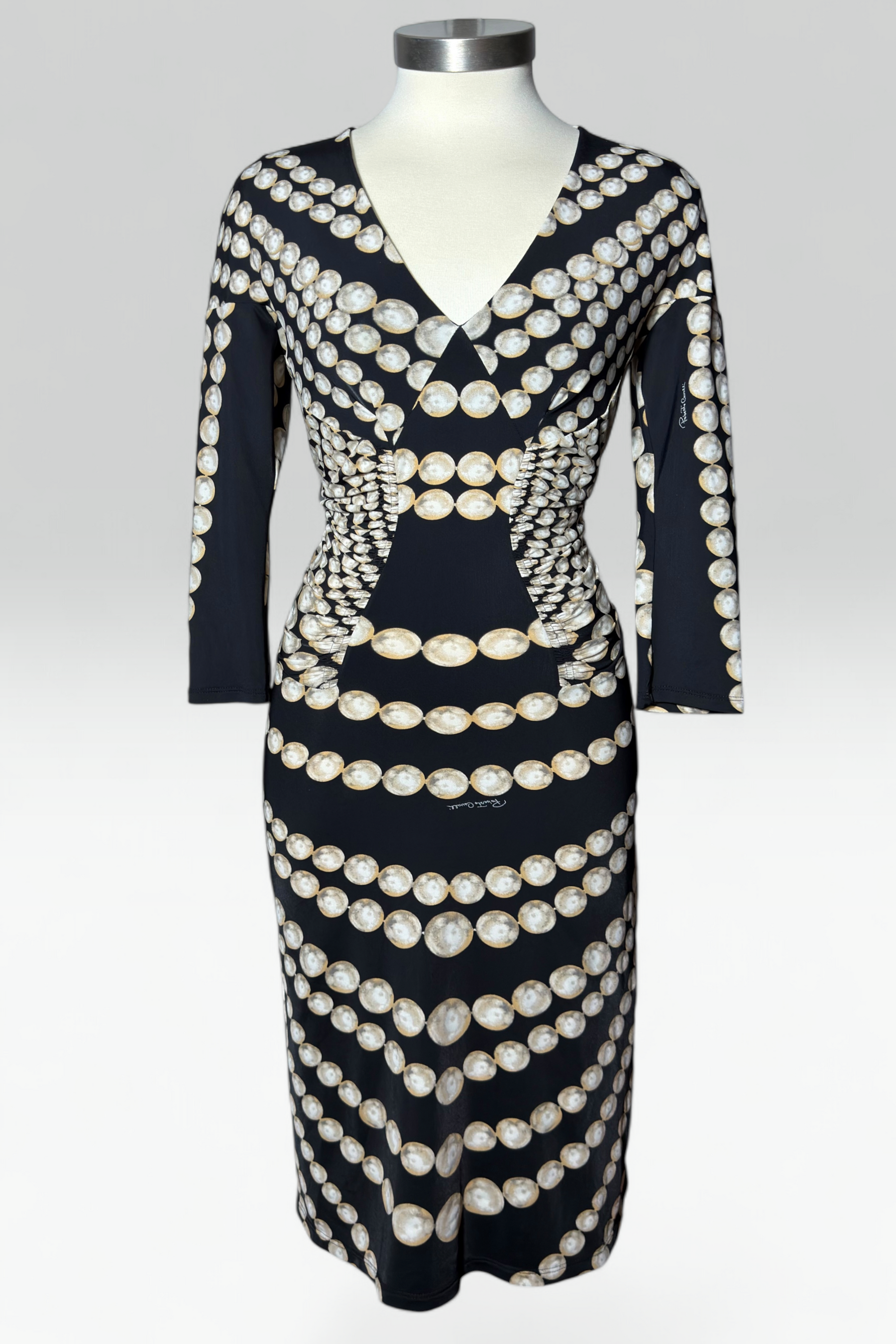 COMING SOON: Roberto cavalli oversized pearl print dress
