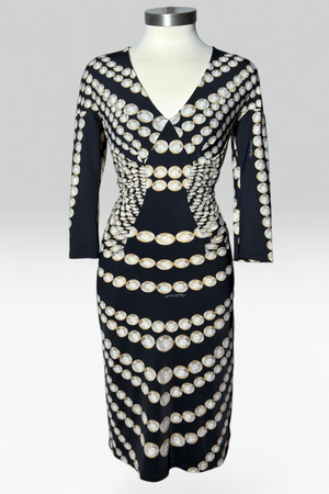 COMING SOON: Roberto cavalli oversized pearl print dress