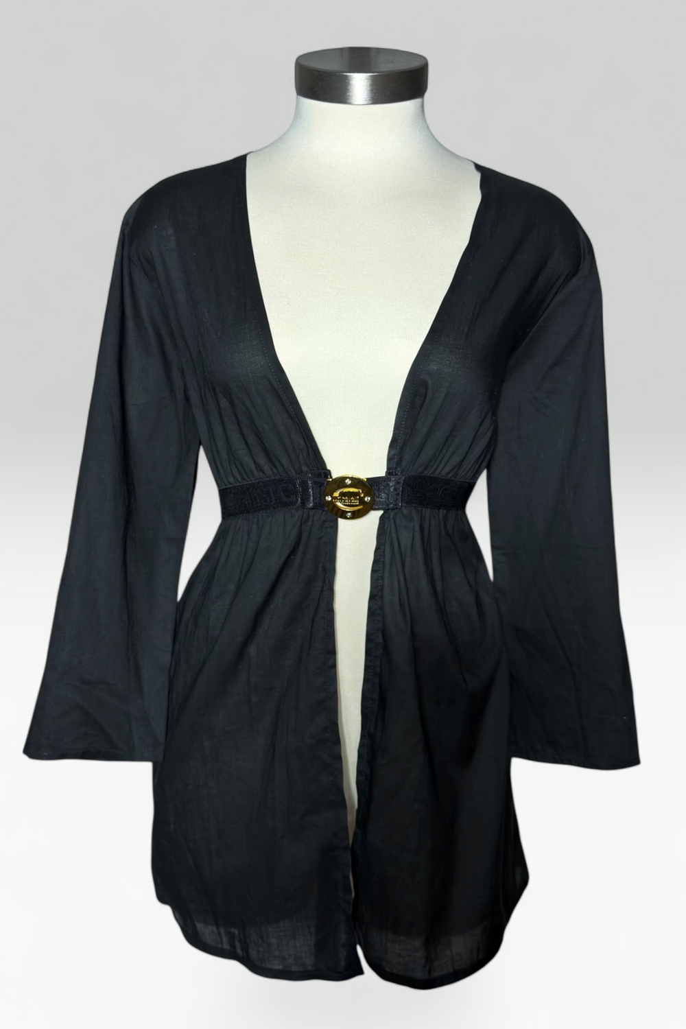 Coming soon: just cavalli beachwear belted cover-up tunic