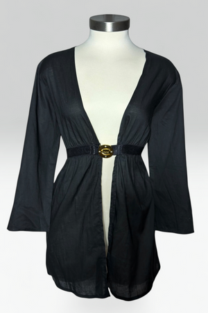 Coming soon: just cavalli beachwear belted cover-up tunic