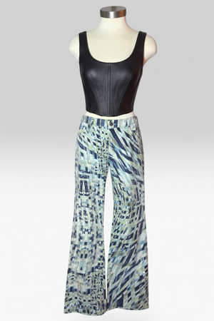 coming soon: just cavalli warped geometric print jeans