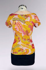 Hysteric Glamour Graphic Sparkle Knit Top | Japanese Vintage