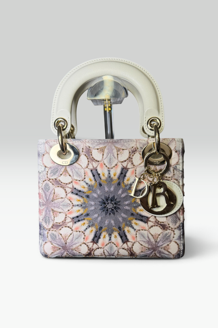 Lady Dior Mini Embroidered Beaded Bag | French Secondhand