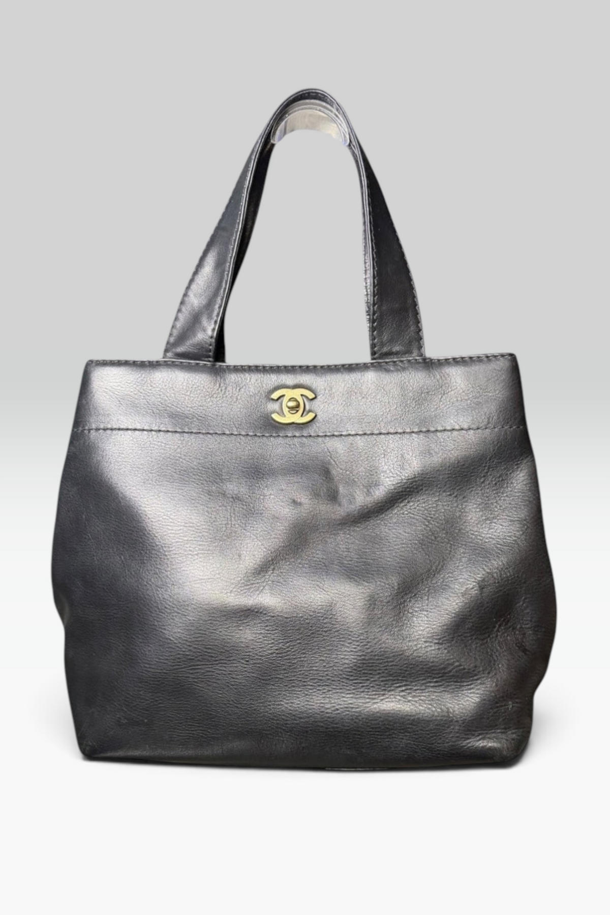 Chanel Early 2000s CC Turnlock Shoulder Bag | French Vintage