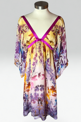Coming soon: Roberto Cavalli Floral Silk Empire Waist mini Dress