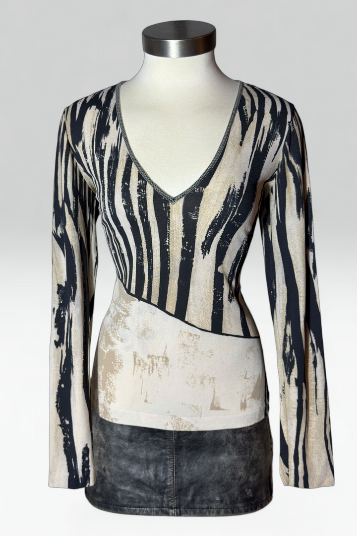 COMING SOON: ICEBERG ABSTRACT ANIMAL PRINT TOP