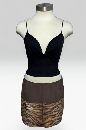 Coming soon: GK ITALIYA TIGER PRINT MINI SKIRT