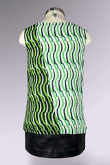 Vivienne Tam Silk Abstract Print Sleeveless Top | Chinese Secondhand