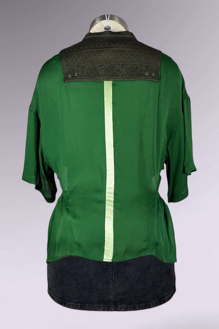 Akane Utsunomiya Silk Multi-Closure Panel Top | Japanese Secondhand