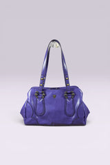 Anna Sui Purple Leather Frame Bag | American Secondhand