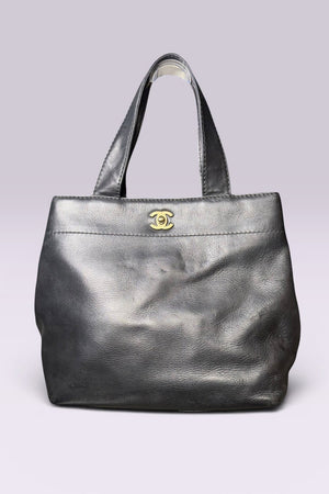 Chanel Early 2000s CC Turnlock Shoulder Bag | French Vintage