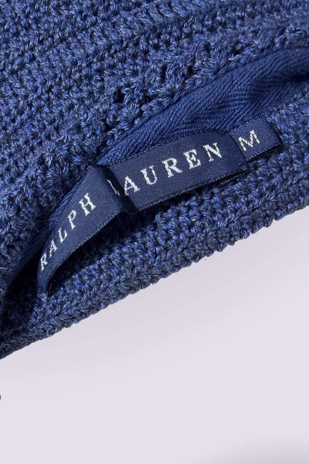 Ralph Lauren Crochet Knit Midi Skirt | American Vintage