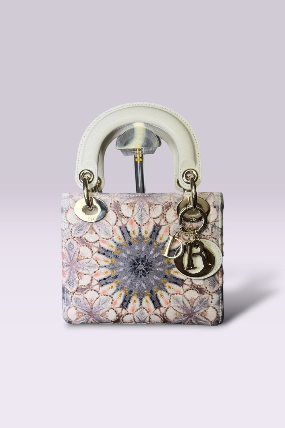 Lady Dior Mini Embroidered Beaded Bag | French Secondhand