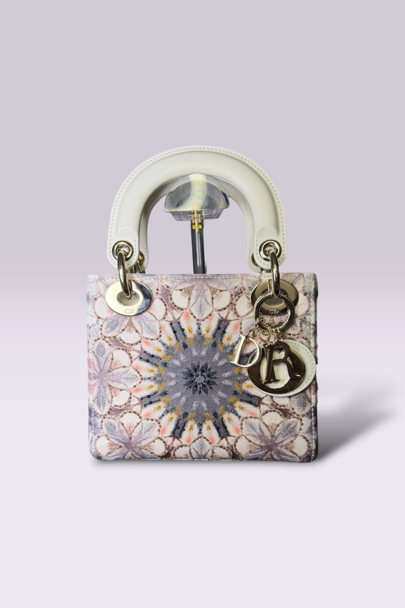 Lady Dior Mini Embroidered Beaded Bag | French Secondhand