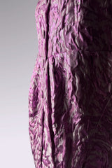 Balenciaga Metallic Pink Jacquard Mini Dress | French Designer Secondhand