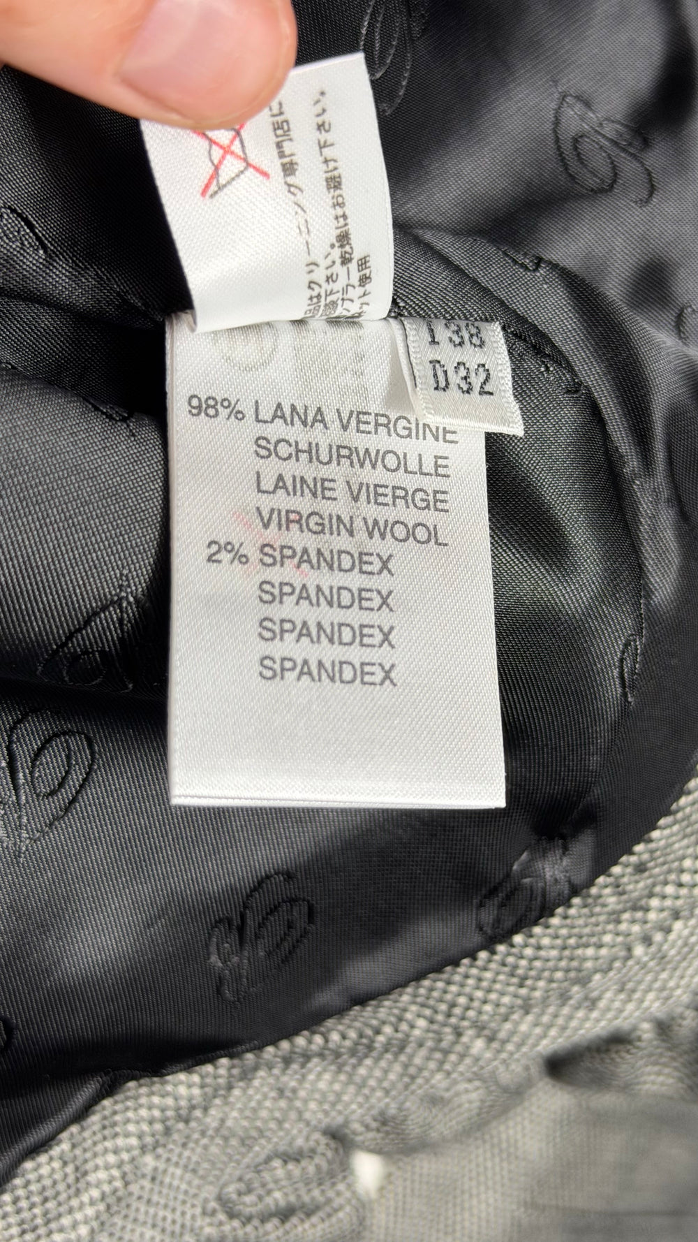 Blumarine Virgin Wool Jacket & Skirt Set | Italian Vintage