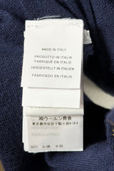 Blumarine Embroidered Wool Cardigan with Mink Fur Collar | Italian Vintage