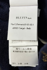 Blumarine Embroidered Wool Cardigan with Mink Fur Collar | Italian Vintage