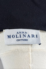 Anna Molinari Couture Ruched Ribbon Top | Italian Vintage