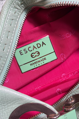 Escada Mint Green Leather Shoulder Bag | Italian Secondhand